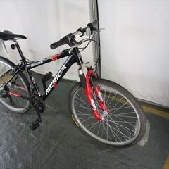 Ｄ577★　20000円★整備済み スポーツ中古自転車 MERIDA　ブラック　26インチ　41ｃｍ【マウンテンバイク】