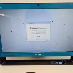 極上品】SONY一体型デスクトップパソコン/24インチワイド液晶...