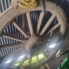 馬車　木製車輪