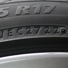 トヨタ プリウス純正 アルミホイール BS ブリヂストンNEXTRY 2022製 215/45r17 4本セット