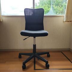 家具 椅子　ニトリ　ワークチェア・デスクチェア　ブラック