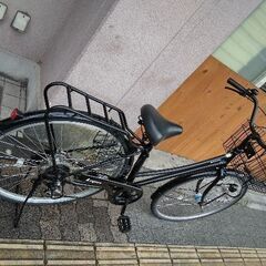 美品☆[maruishi] Legere(レジュール)27吋 ファミリーサイクル 外装6段/LEDオート(ブラック)-fender mexico classic 60s ジャズベース ラッカー