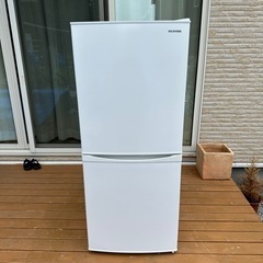 美品】アイリスオーヤマノンフロン冷凍冷蔵庫142L