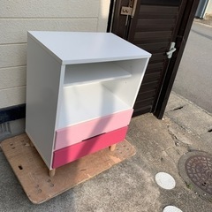【美品】東京インテリア引き出し収納付きカラーボックス