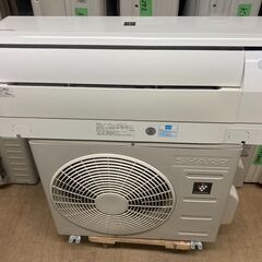 K05342　シャープ　2017年製　中古エアコン　主に8畳用　冷房能力　2.5KW ／ 暖房能力　2.8KW