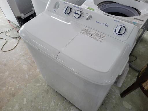 ハイアール　5.5kg2槽式洗濯機  JW-W55E　中古　リサイクルショップ宮崎屋住吉店14.6.9k