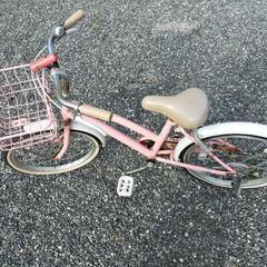 パンク自転車