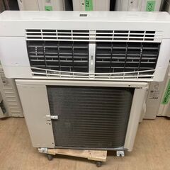 K05343　中古エアコン シャープ 2017年製 主に6畳用 冷房能力 2.2KW / 暖房能力 2.5KW