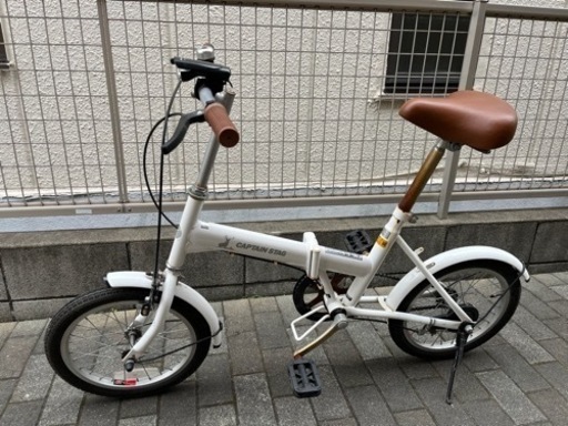 キャプテンスタッグ 16インチ 折りたたみ自転車