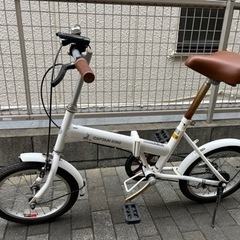 【ネット決済】キャプテンスタッグ 16インチ 折りたたみ自転車