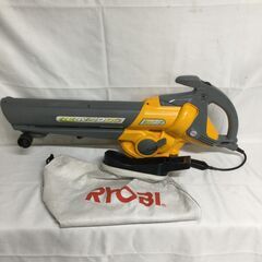 【北見市発】リョービ RYOBI ブロワバキューム RESV-1000 2017年製 黄色 掃除 粉砕 集じん機 (D5789yayY)