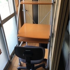 家具 オフィス用家具 机　椅子付き