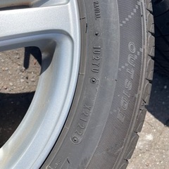 【夏タイヤ15インチ4本セット】ダンロップ22年製　　ホイール付き