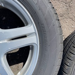 【夏タイヤ15インチ4本セット】ダンロップ22年製　　ホイール付き