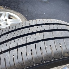 【夏タイヤ15インチ4本セット】ダンロップ22年製　　ホイール付き