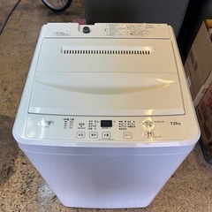激安7.0kg洗い!! 近隣送料無料!! 排水右出し 全自動電気洗濯機 ヤマダ電機 YWM-T70H1 2021年家電 生活家電 洗濯機