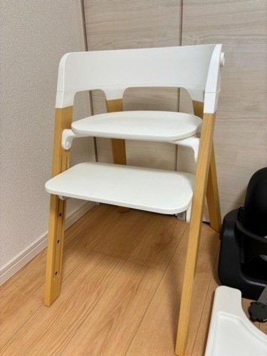 ストッケ ステップス 本体＋ベビーセット+トレイ stokke ステップス