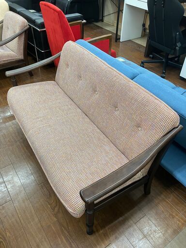 カリモク家具 2Pソファ　2人掛けソファ  No.1211● ※現金、クレジット、スマホ決済対応※