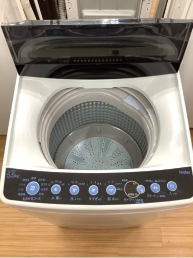 2019年製！ハイアール5.5kg洗濯機・状態良し☆ 全自動洗濯機5.5kg Haier(ハイアール) 縦型洗濯機 【通販