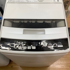 AQUA 2018年製4.5kg全自動洗濯機です！