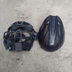 軟式キャッチャー用ヘルメット、マスク