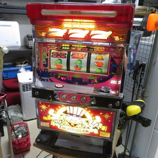 パチスロ実機 アイムジャグラーEX コイン不要機付き スロット機 |江別市のリサイクルショップドロップ