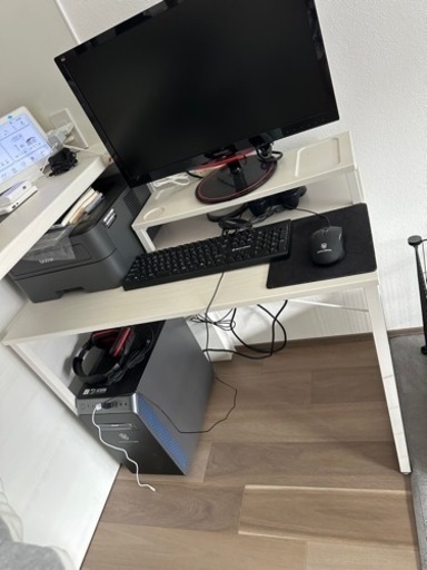 GALLERIA ゲーミングPC ヘッドセット プリンター パソコンデスク