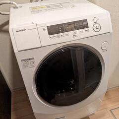 シャープ ドラム式 洗濯乾燥機 ES-H10G-WL