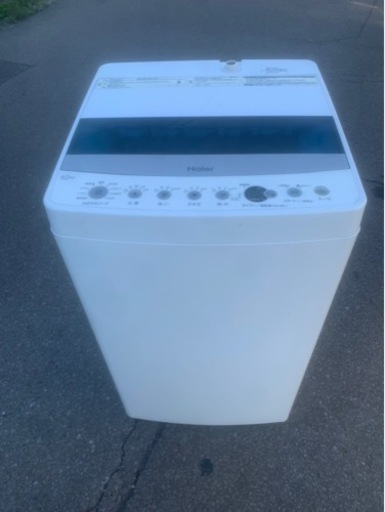 アース万代店　 ハイアール JW-C45D 4.5kg 全自動電気洗濯機 2021年製 ホワイト 家電製品