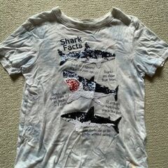 ◆USED◆H＆M 半袖Tシャツ サメ シャーク スパンコール ...