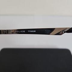 【美品】メガネフレーム POLICE TITANIUM