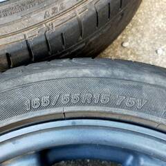ダイハツ、ミラジーノＬ700 等　タイヤホイール４本セット　165/55R 15　！！
