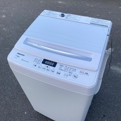 🎄☘️大阪市から阪南市まで配達設置無料🎄ハイセンス洗濯機　7.５kg🍀保証有り