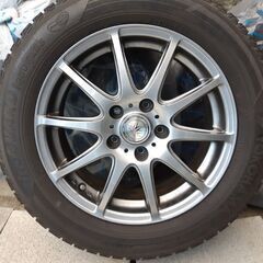 中古)スタッドレスタイヤ　アルミホイール付　205/60R16　４本セット