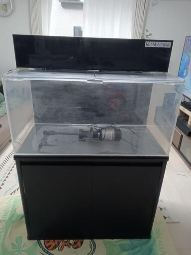 爆安　アクリル水槽\u0026水槽台　濾過器　ポンプ