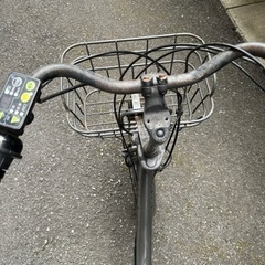 自転車 電動アシスト自転車bikke グレー