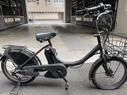 自転車 電動アシスト自転車bikke グレー
