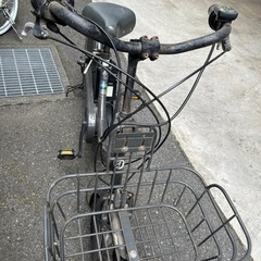 自転車 電動アシスト自転車bikke グレー