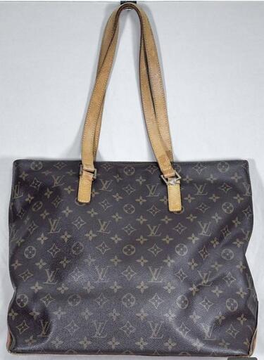 ルイヴィトン LOUIS VUITTON カバメゾ モノグラム トートバッグ / TH0011 / ブラウン色 ショルダー真贋OK