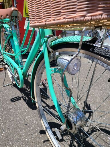 ☆店頭にて試乗可☆ J4969 シティサイクル コーナン 26インチ グリーン