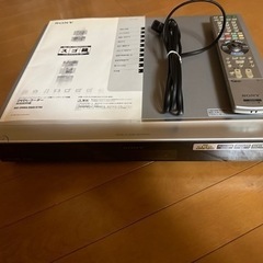 SONY 2007年製　DVDレコーダー
