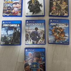 箱無しPS4本体一式、ソフト7つ