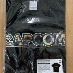 CAPCOMロゴTシャツ(オールカプコン）　ブラック　Mサイズ