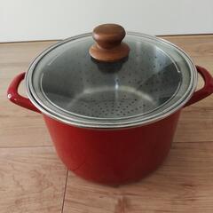 ホーロー鍋　22㎝　富士ホーロー5.6L
