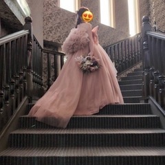 美品　カラードレス　結婚式