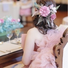 美品　カラードレス　結婚式