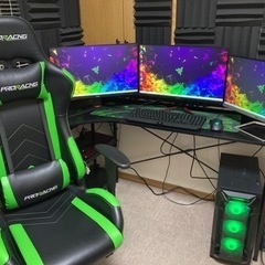 ゲーミングパソコン(デスク周り一式)