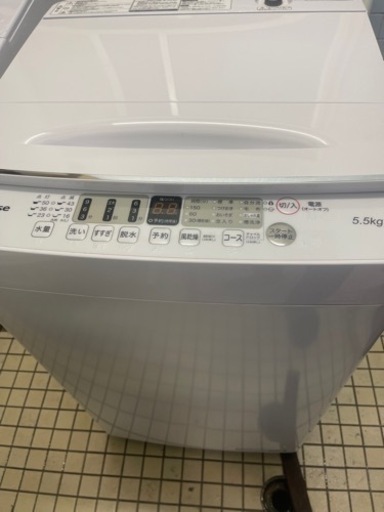 2021年　ハイセンス  5.5kg　洗濯機　②