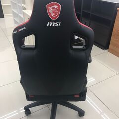 ★ジモティ割あり★ msi ゲーミングチェア ブラック H125×D67×W73 クリーニング済み HJ3399 ☆ジモティ割あり☆ msi ゲーミングチェア ブラック H125×D67×W73