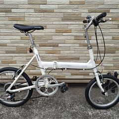 中古自転車 7段変速 16/18インチ 折り畳み 軽整備済み 防犯登録対応 町田